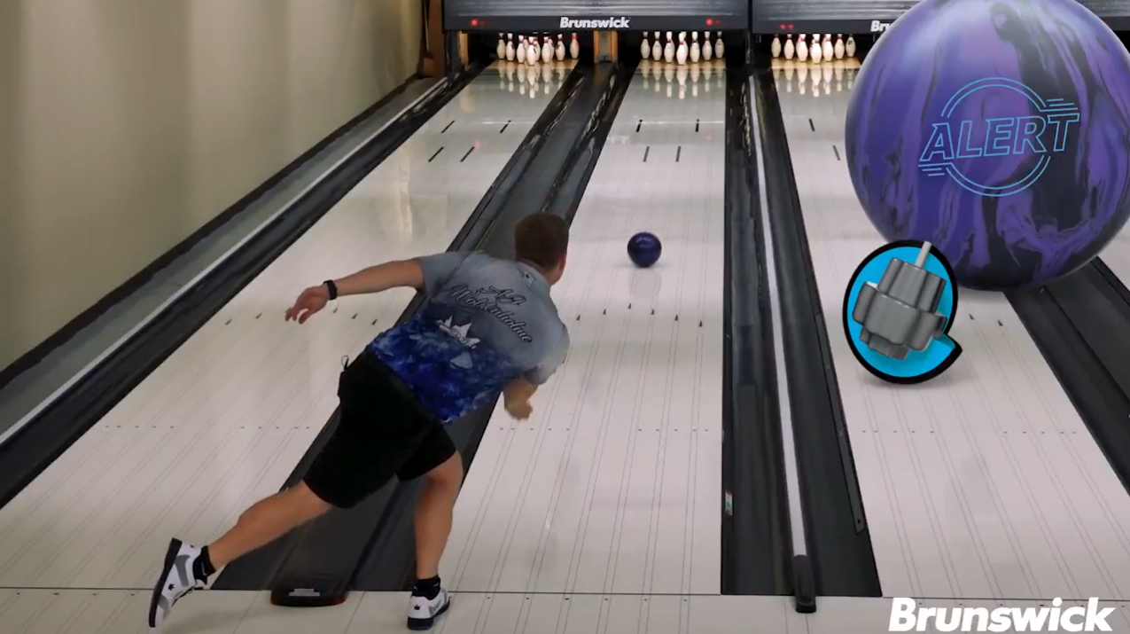 Amazon.com : Brunswick Alert Bowling Ball (13, Pounds) : Sports